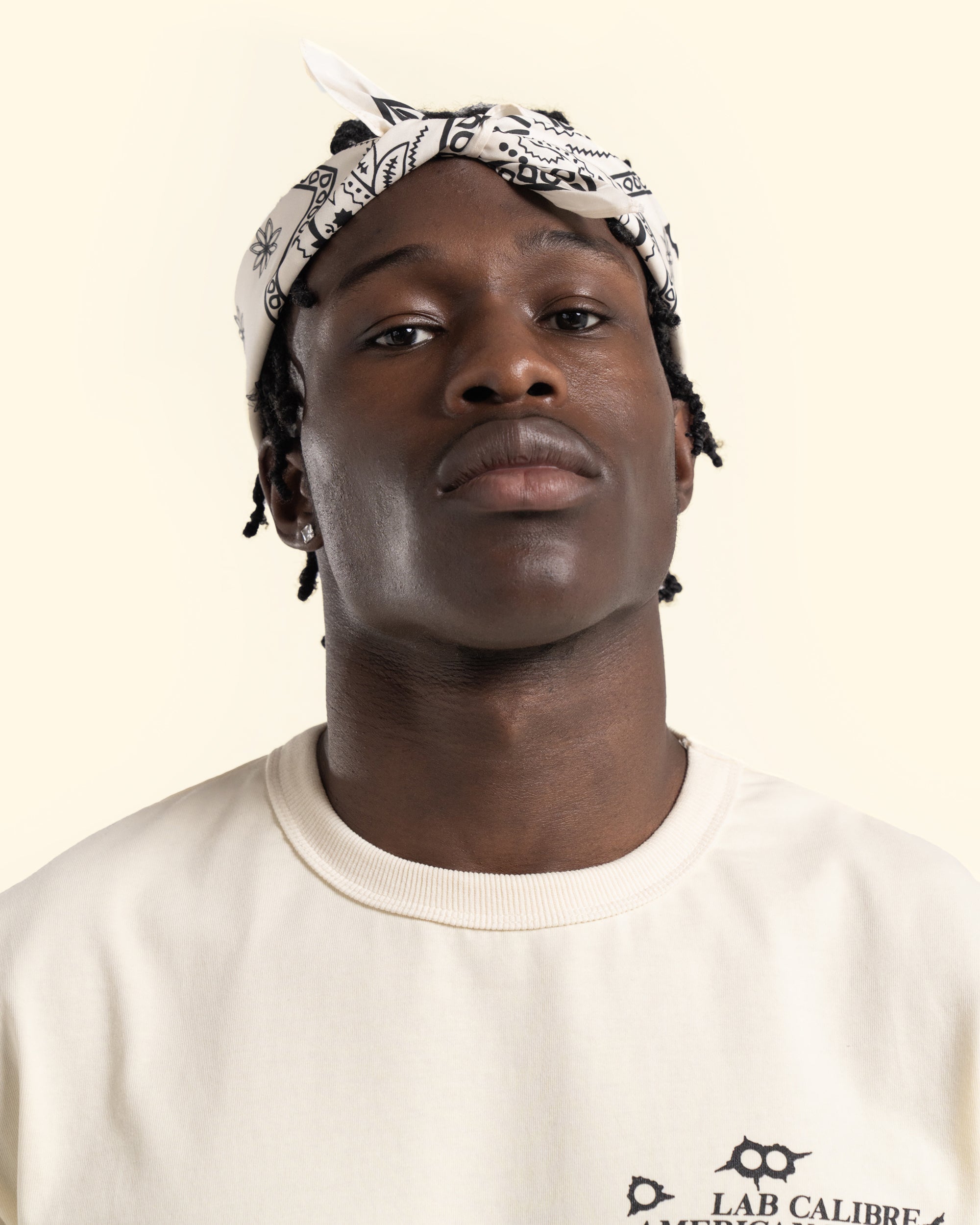 Bullet Bandanna - Classic Cream