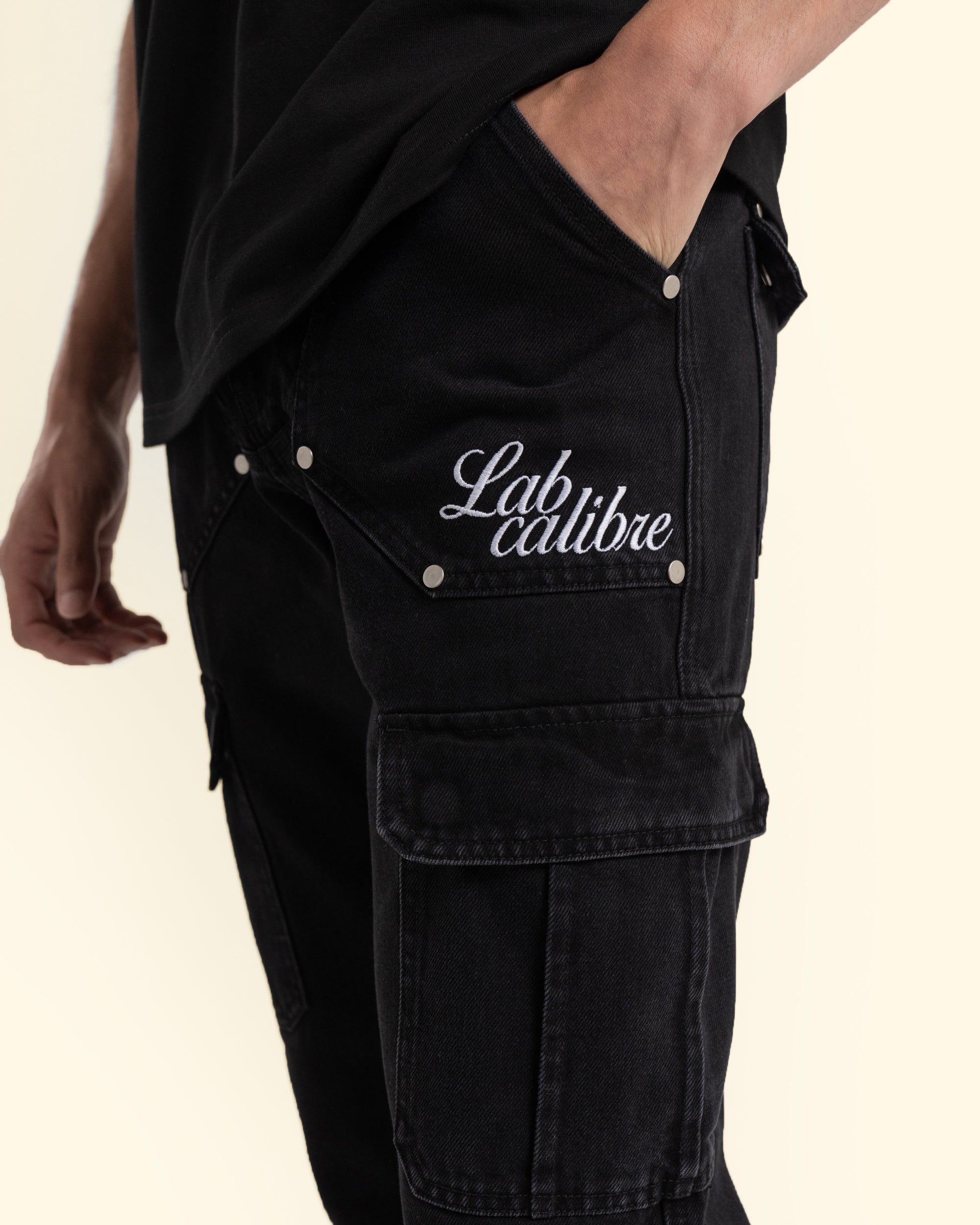 Signature Cargos - Washed Black