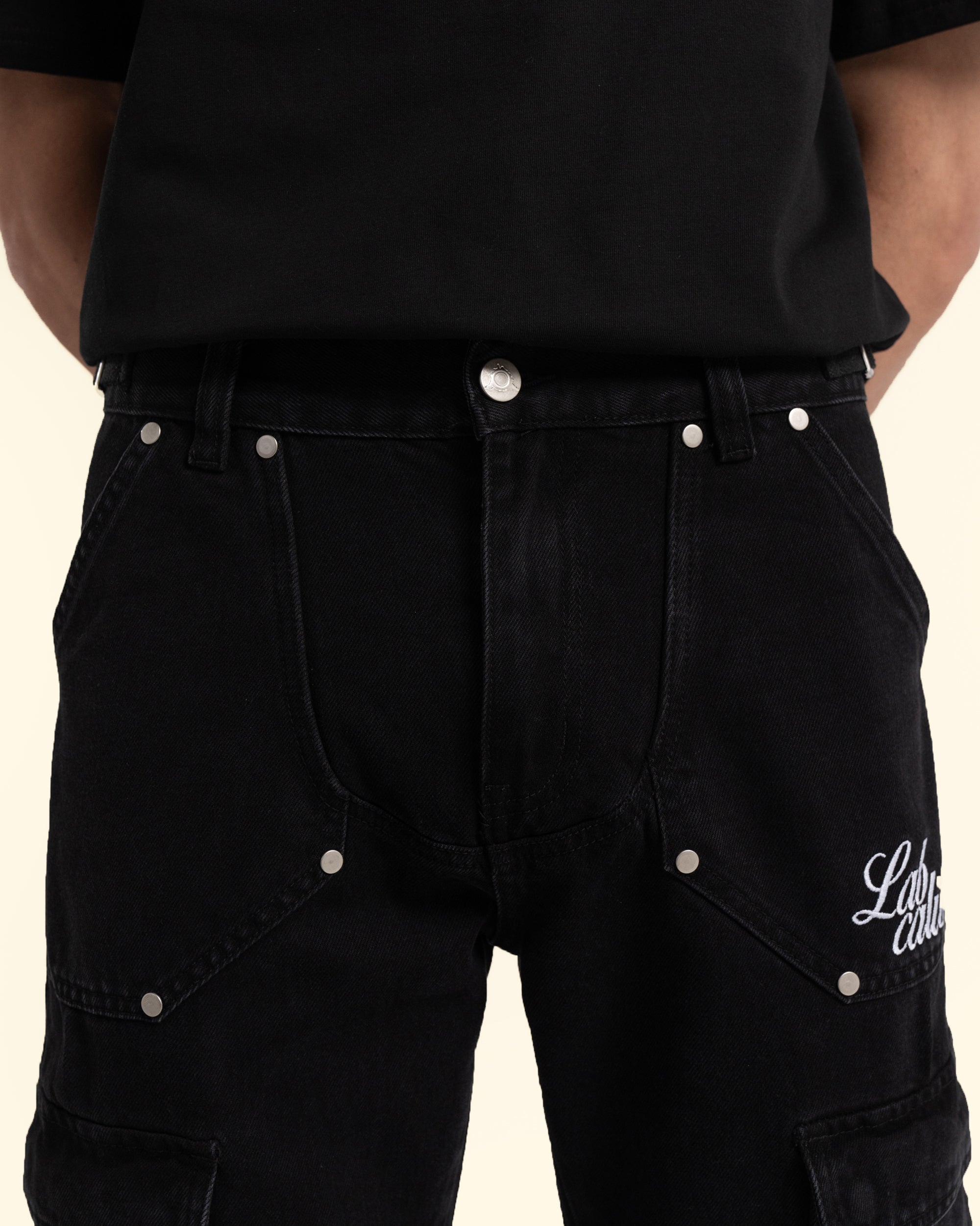 Signature Cargos - Washed Black