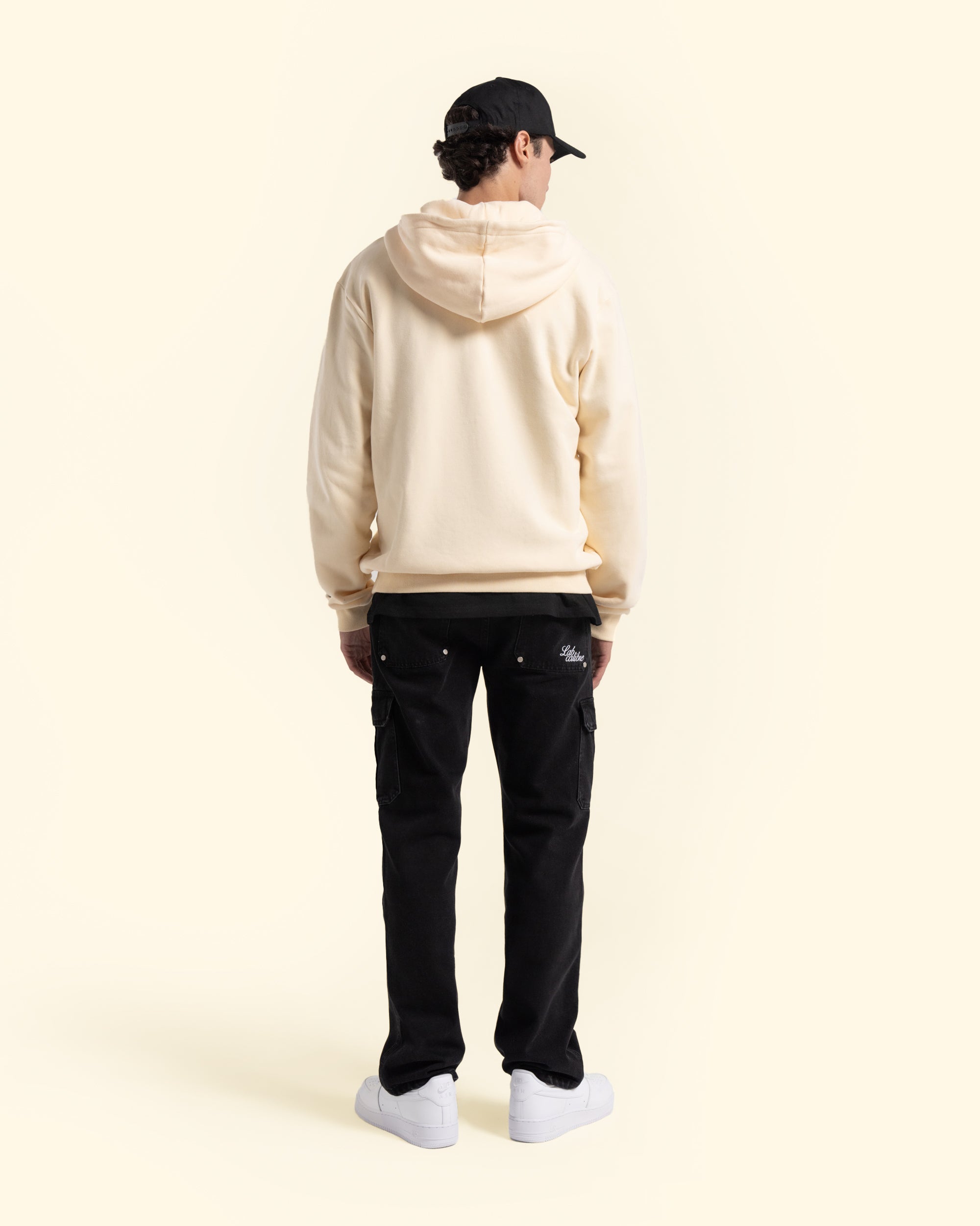 Bullet Zip Hoodie - Classic Cream