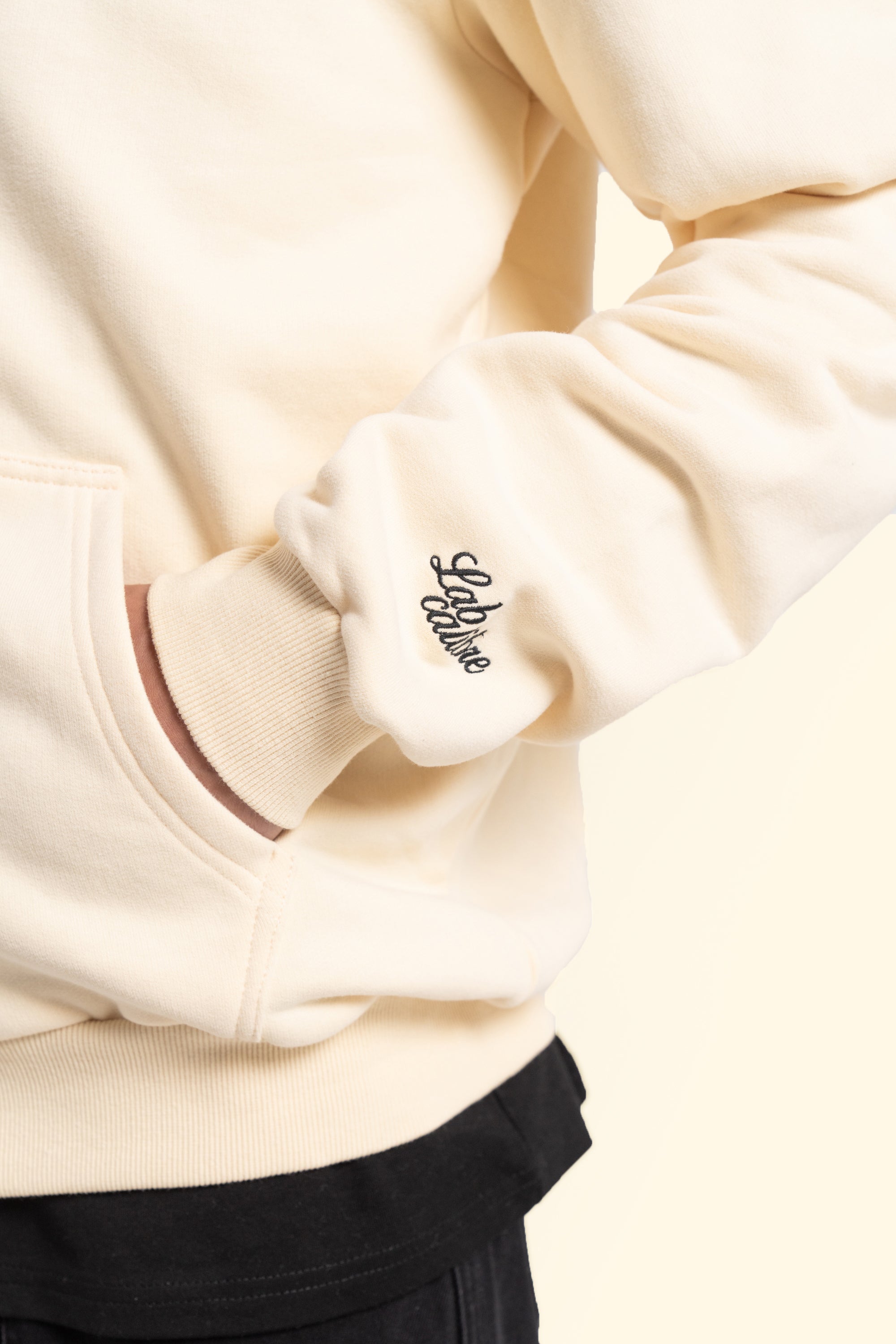 Bullet Zip Hoodie - Classic Cream